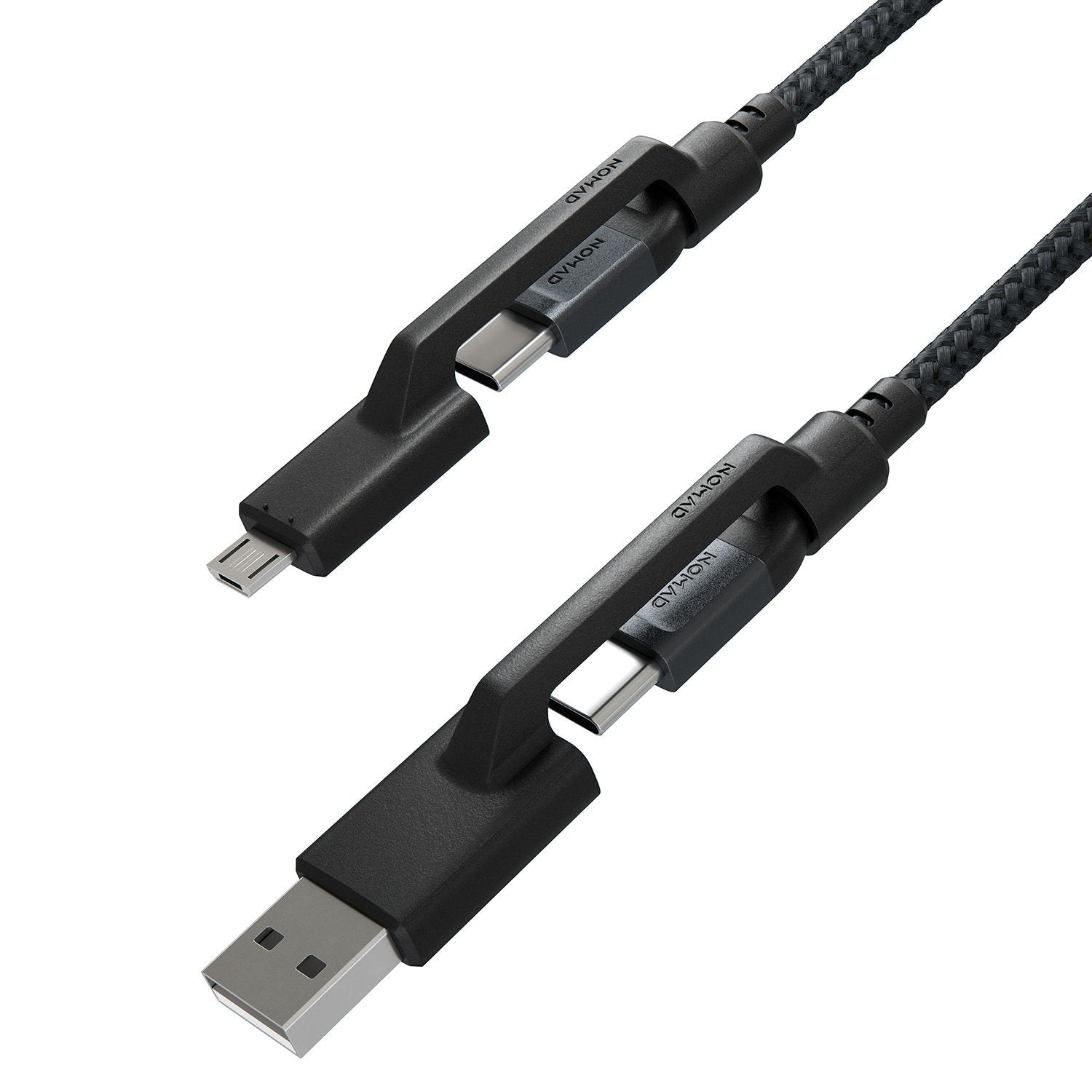 NOMAD Rugged Kevlar USB-C to Universal Cables 3M, Black Default NOMAD 