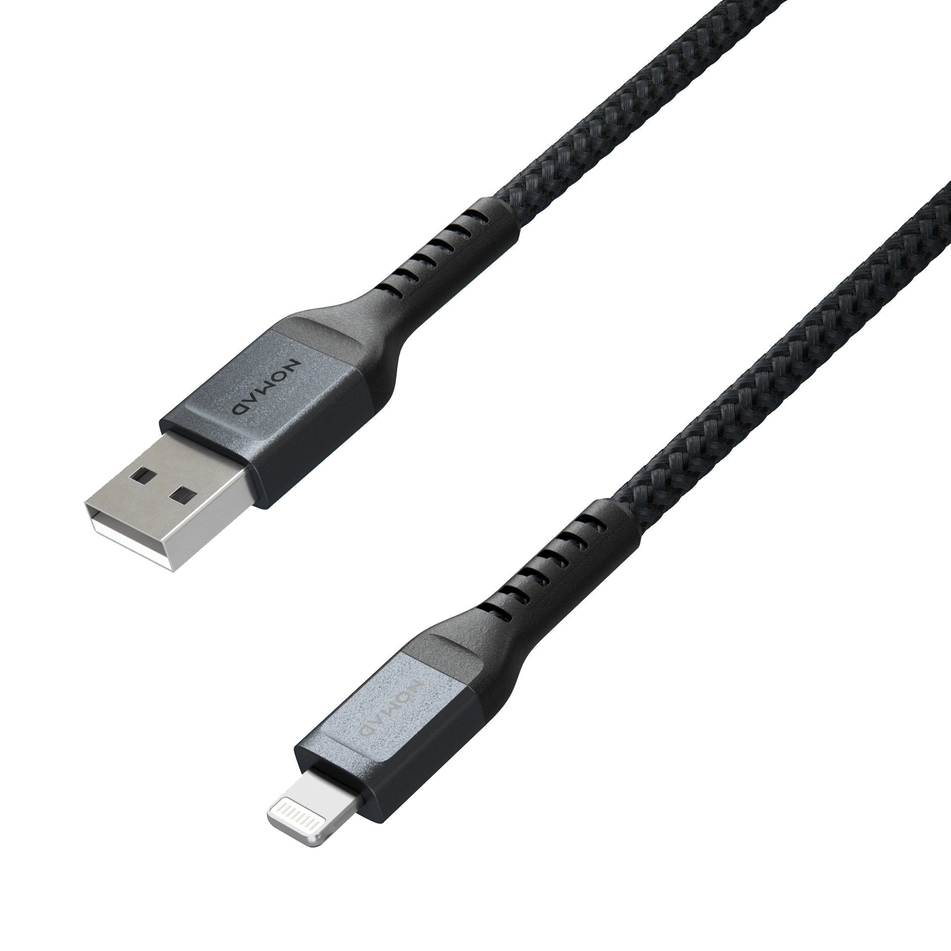 NOMAD Rugged USB-A to Lightning Cables 1.5M, Black Cable NOMAD 