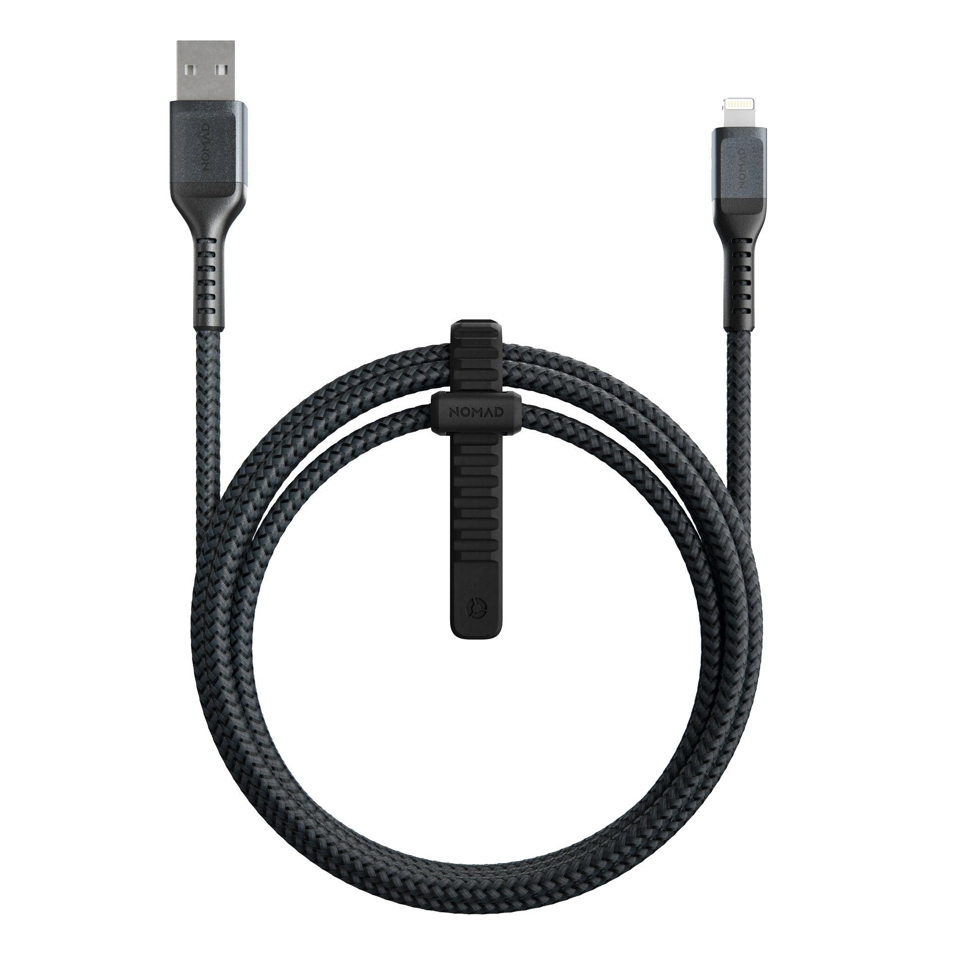 NOMAD Rugged USB-A to Lightning Cables 1.5M, Black Cable NOMAD 