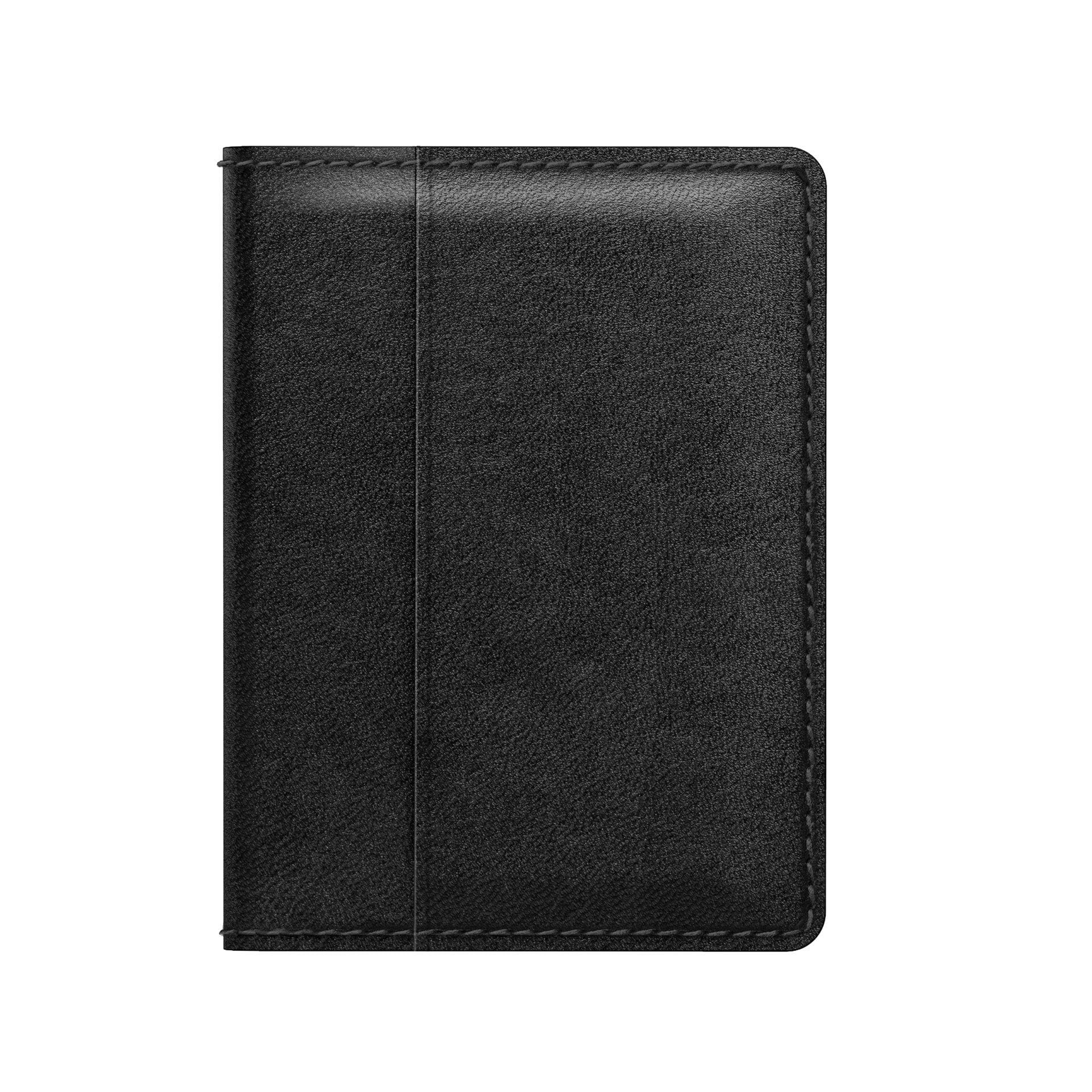NOMAD Slim Horween Leather Wallet, Rustic Brown, Black Wallet NOMAD 
