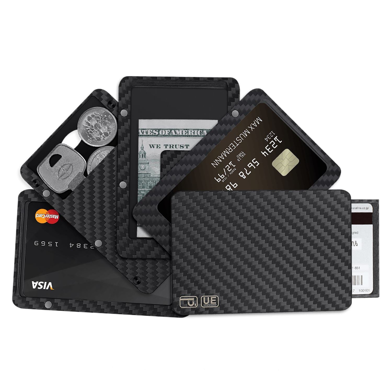 Pitaka AC6002 UE Version Carbon Cardholder Wallet Default Pitaka 