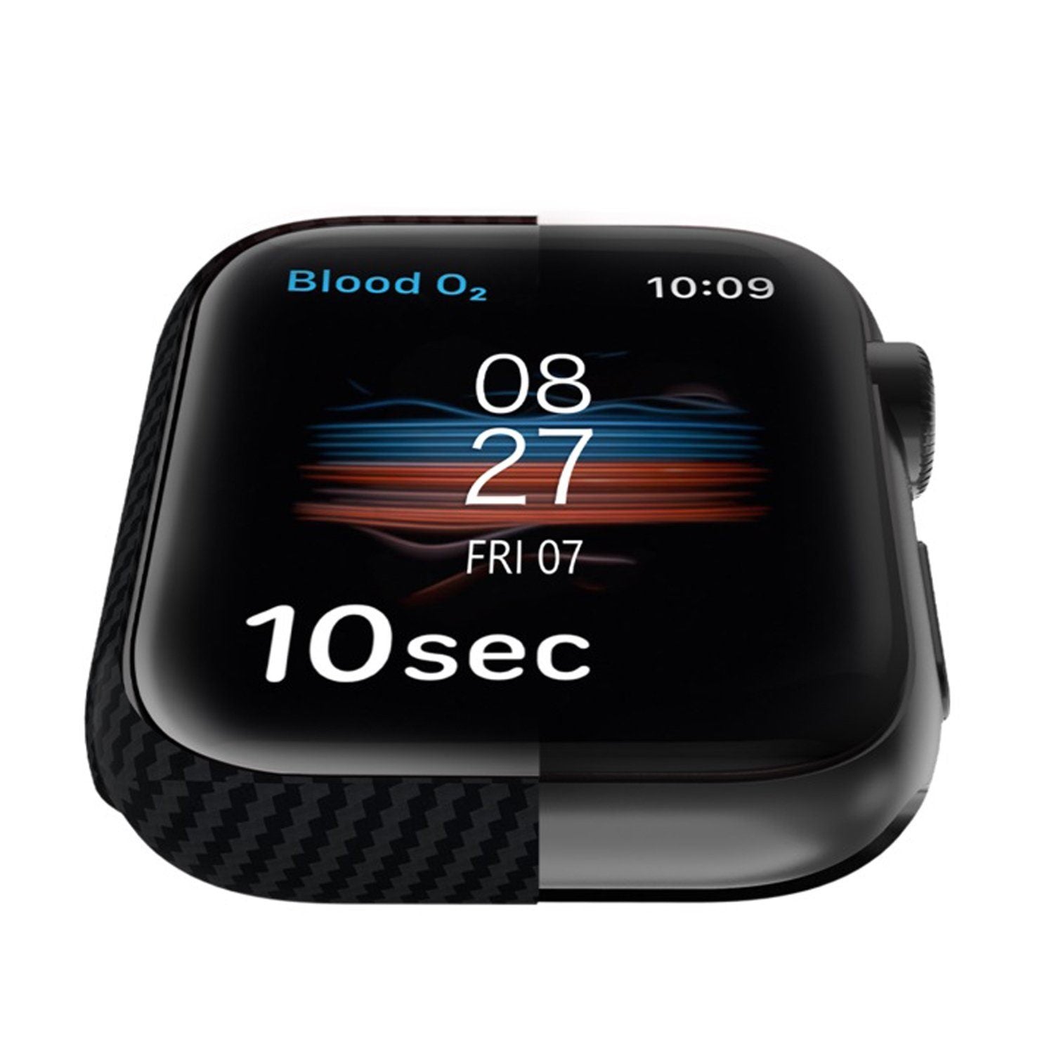 PITAKA Aramid Fiber Air Case For Apple Watch Series SE/6/5/4 40mm, Black/Grey Twill Default PITAKA 
