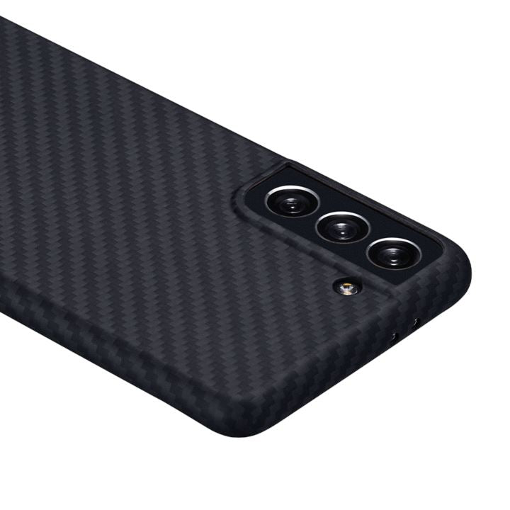 PITAKA Aramid Fiber MagEZ Case for Samsung S21 Plus, Black/Grey Twill Default PITAKA 