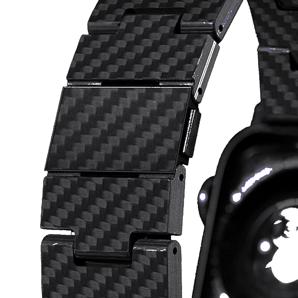 PITAKA Carbon Fiber Link Bracelet Band for Apple Watch 38/40 & 42/44mm Default PITAKA 