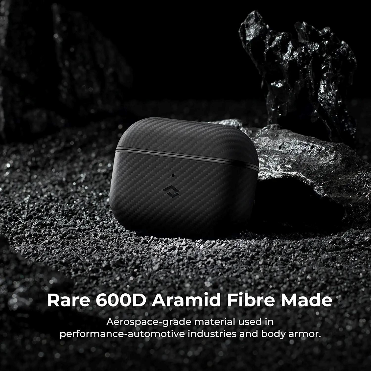 PITAKA MagEZ Case 600D Aramid Fiber Protective Stylish for AirPods 3 ONE2WORLD 