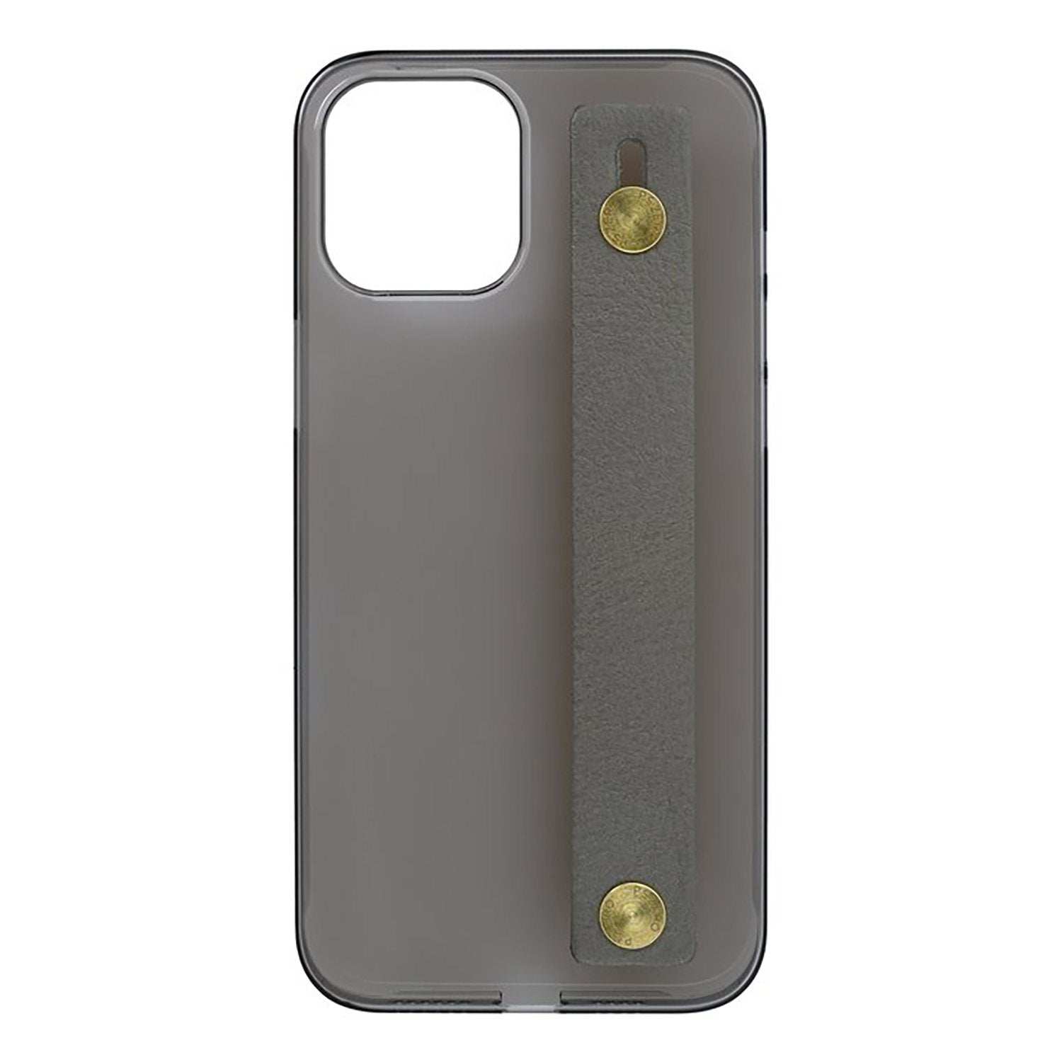 Power Support AirJacket Leather Band case for iPhone 12 Pro Max 6.7'', Gray Default Power Support 