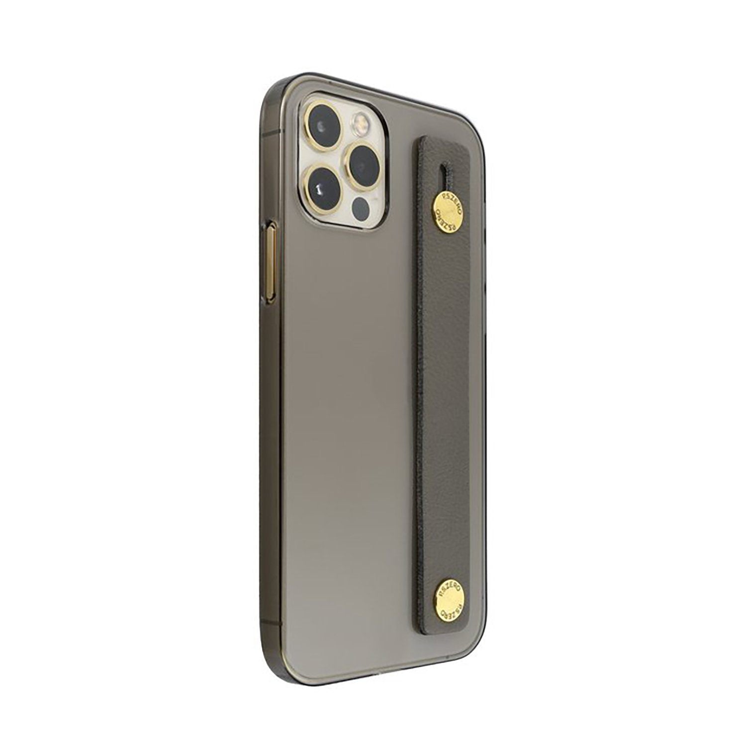 Power Support AirJacket Leather Band case for iPhone 12 Pro Max 6.7'', Gray Default Power Support 