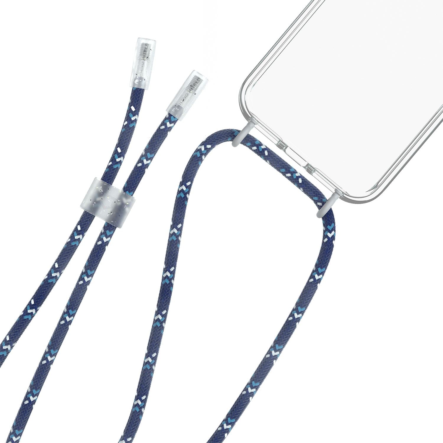 RhinoShield Lanyard for Clear Case with 3 colors of hook and 1 lanyard aglet Default RhinoShield Ocean Blue 