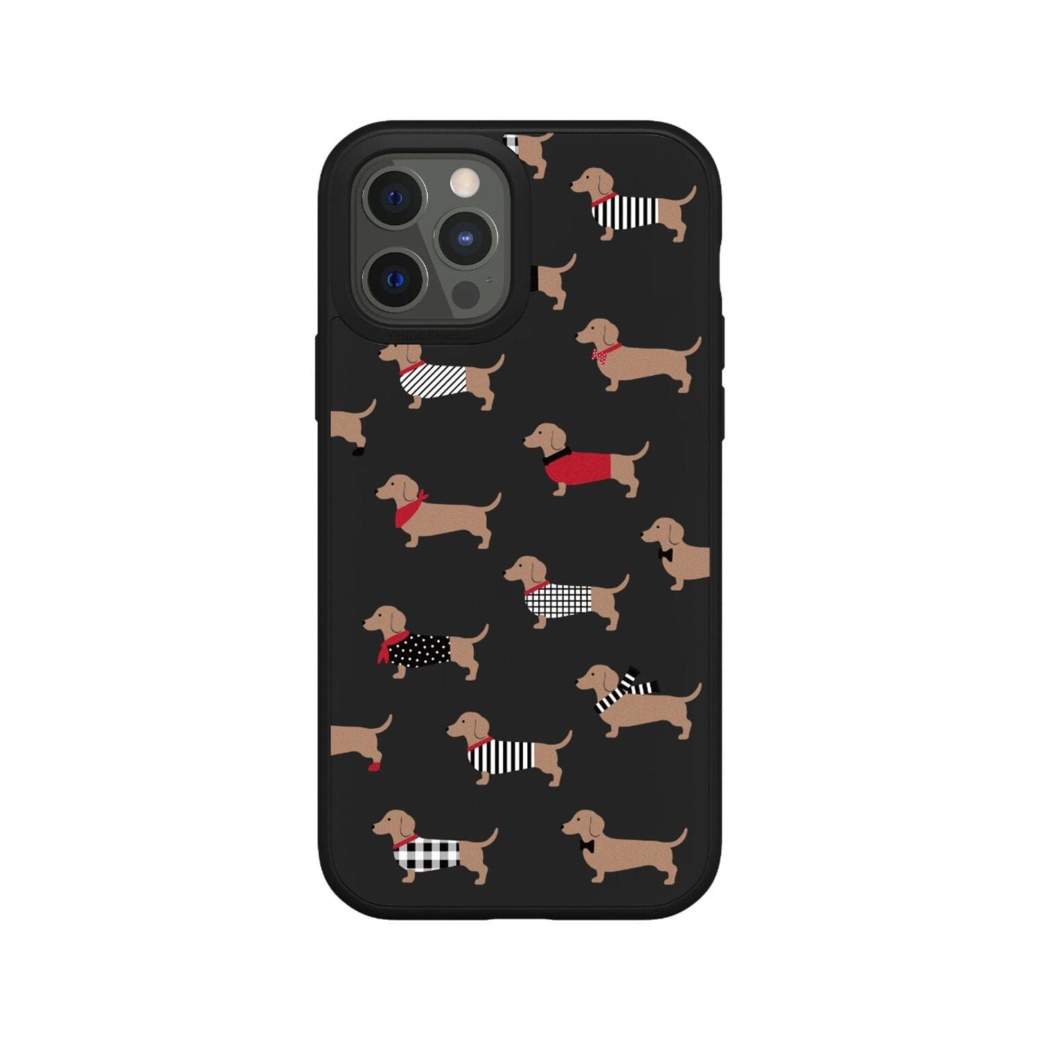 RhinoShield SolidSuit Design Case for iPhone 12 Series (2020) Default RhinoShield iPhone 12 Pro Max 6.7" Black/Weenie Warhol 
