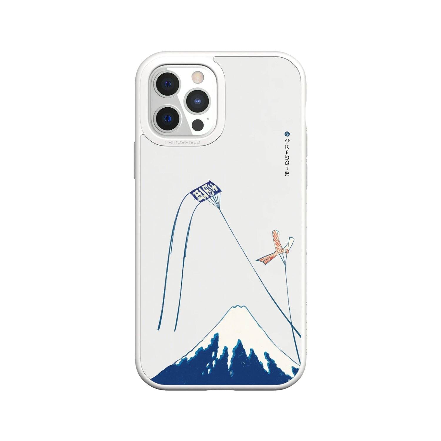 RhinoShield SolidSuit Design Case for iPhone 12 Series (2020) Default RhinoShield iPhone 12 Pro Max 6.7" White/Mount Fuji 
