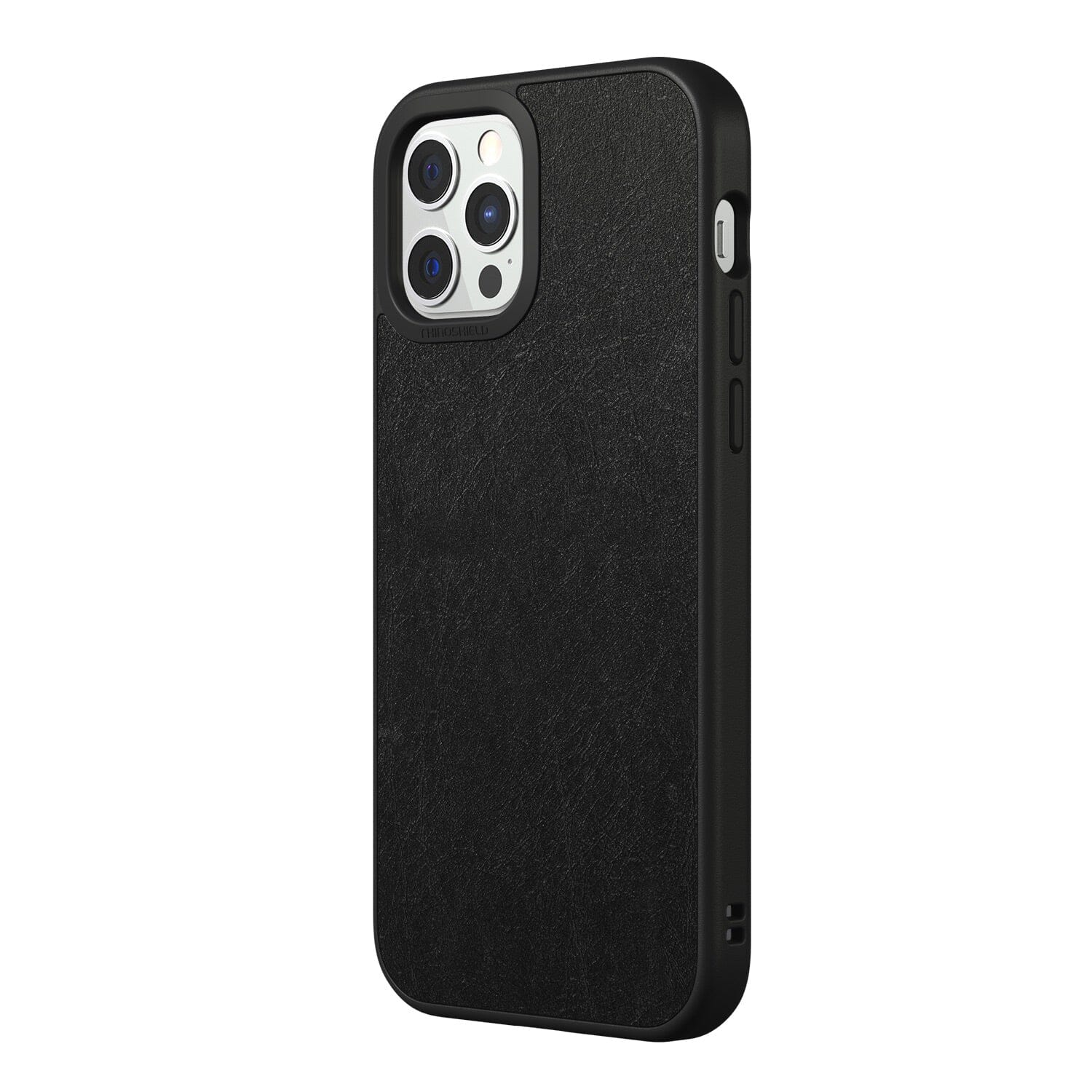 RhinoShield SolidSuit Protective Case with Premium Finish for iPhone 12 Series (2020) iPhone 12 Series RhinoShield iPhone 12 Pro Max 6.7" Black Leather 
