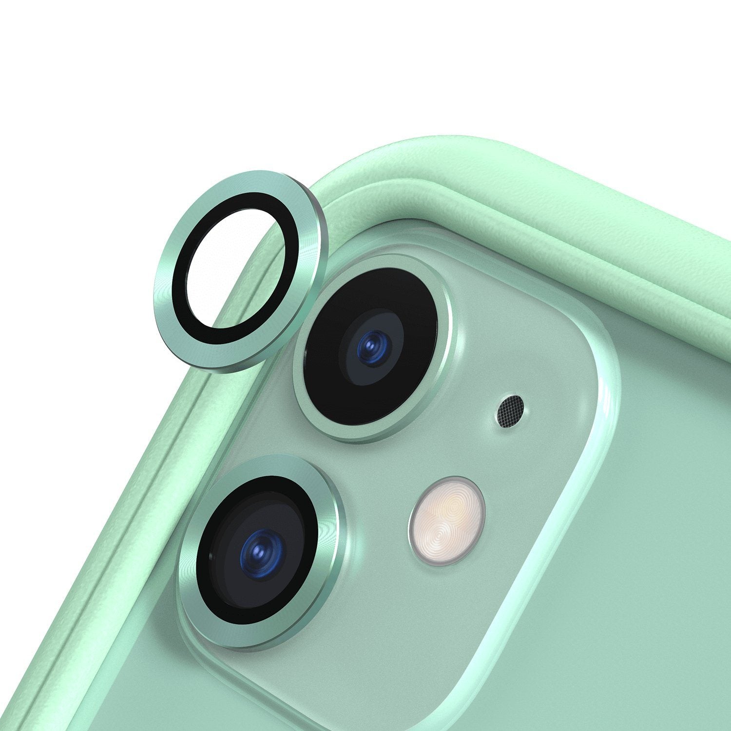 RhinoShield Tempered Glass Lens Protector for iPhone 11 6.1"(2PCs), Green Default Rhinoshield Green 