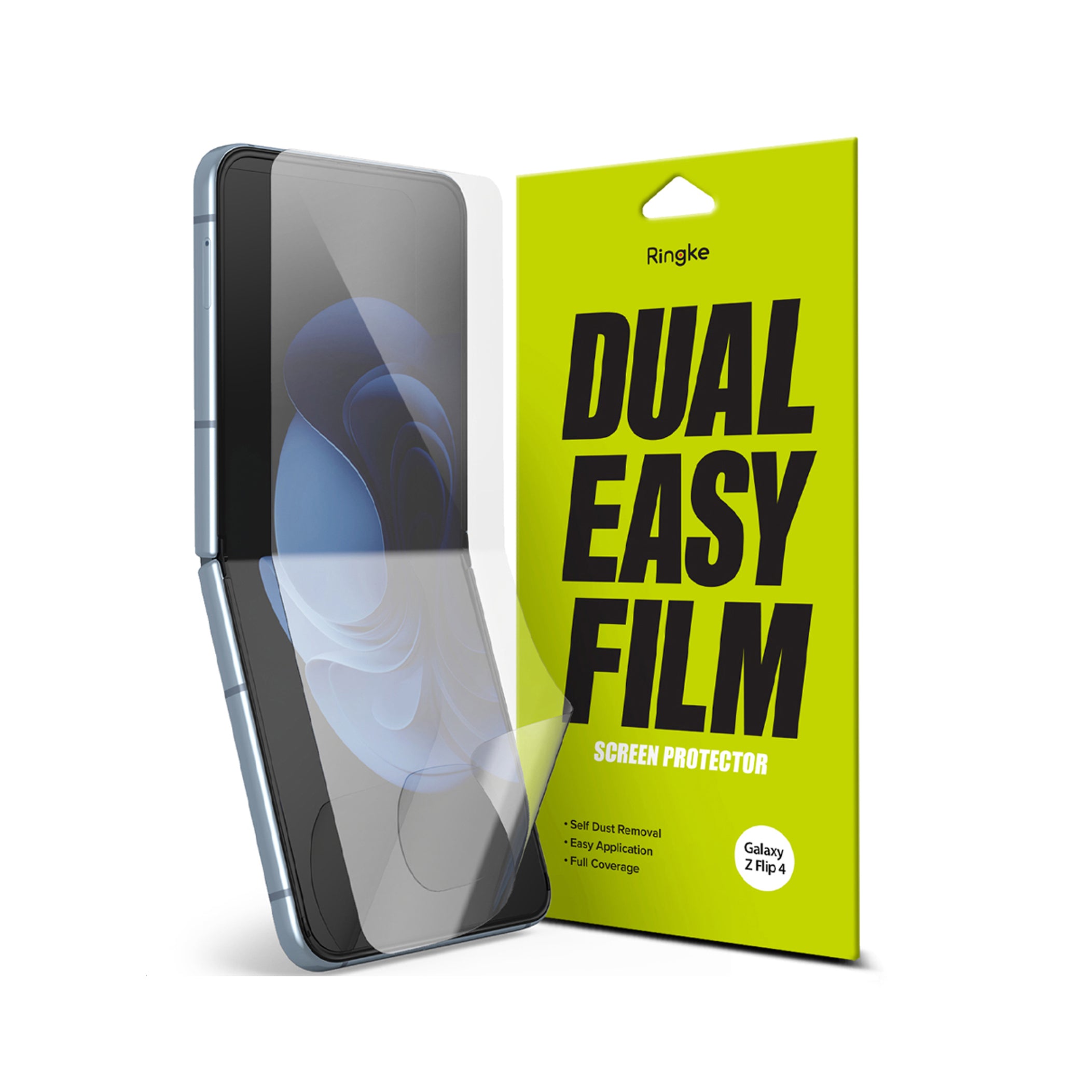 Ringke ﻿2pcs Dual Easy Screen Protector for Samsung Galaxy Z Flip 4 Screen Protectors Ringke CLEAR 