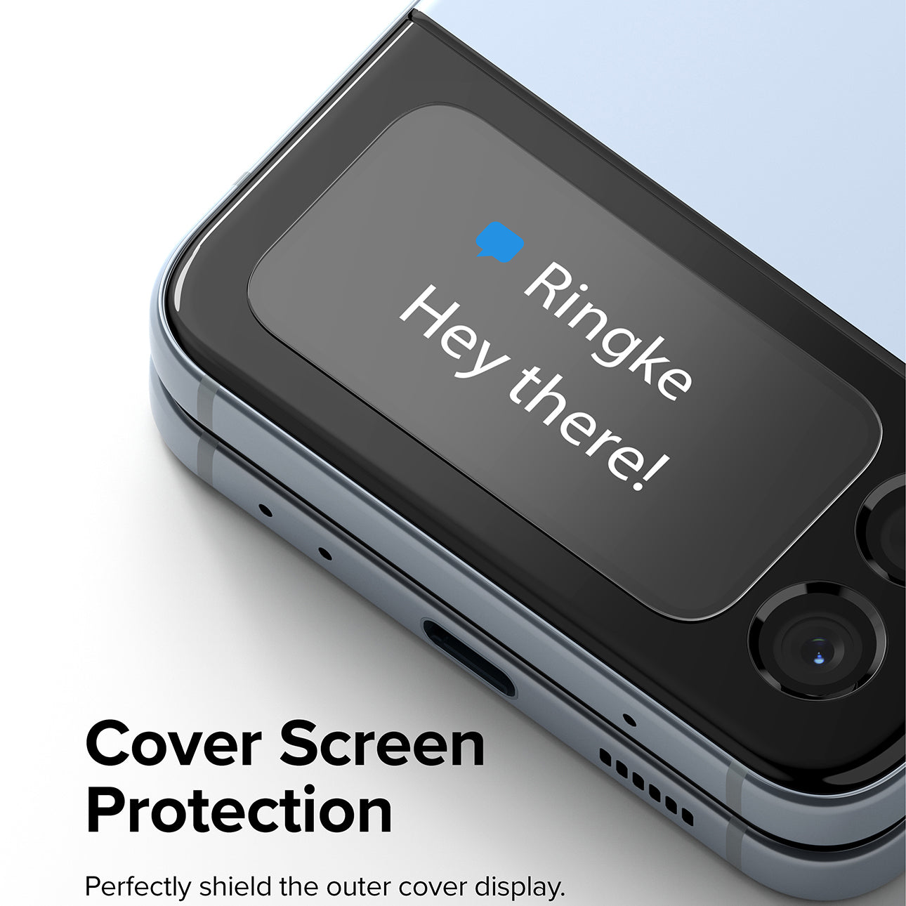 Ringke ﻿3pcs Display Tempered Glass for Samsung Galaxy Z Flip 4 Screen Protectors Ringke 