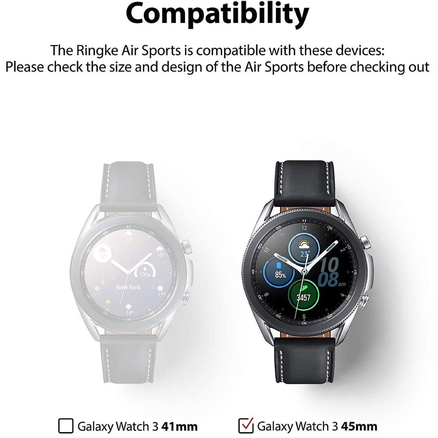 Ringke Air Sports for Galaxy Watch 3 45mm, Black Default Ringke 