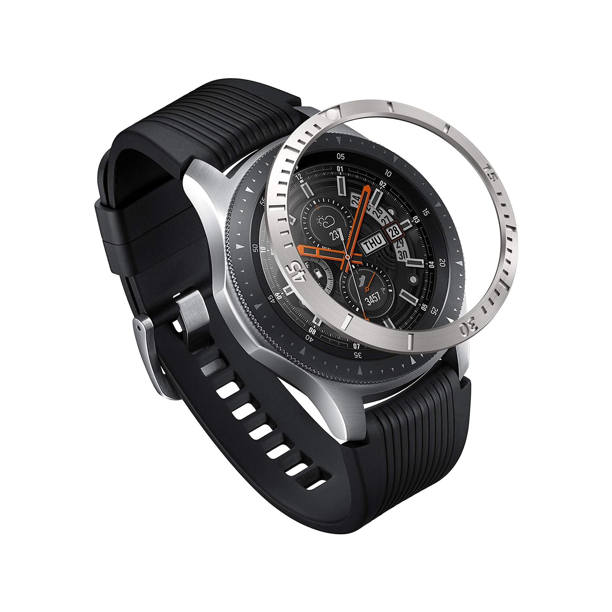 Ringke BEZEL STYLING for Galaxy Watch 46mm/Gear S3, Stainless Steel/Aluminum