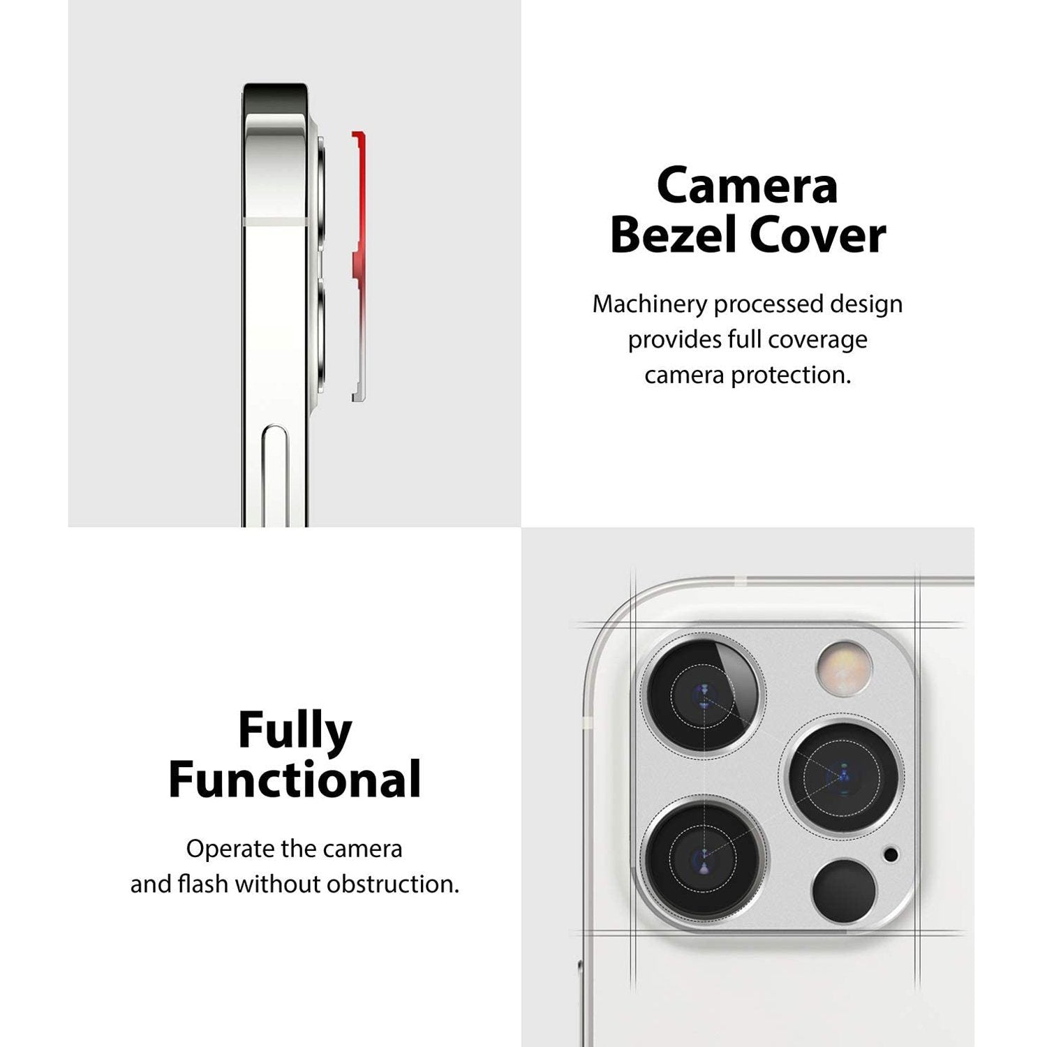 Ringke Camera Styling for iPhone 12 Pro 6.1"/12 Pro Max 6.7"