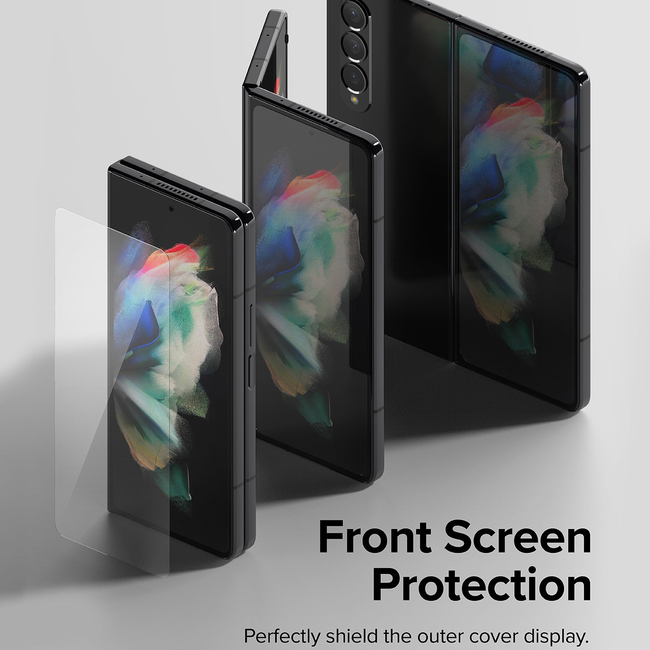 Ringke ﻿Display Tempered Glass for Samsung Galaxy Z Fold 4 ONE2WORLD 