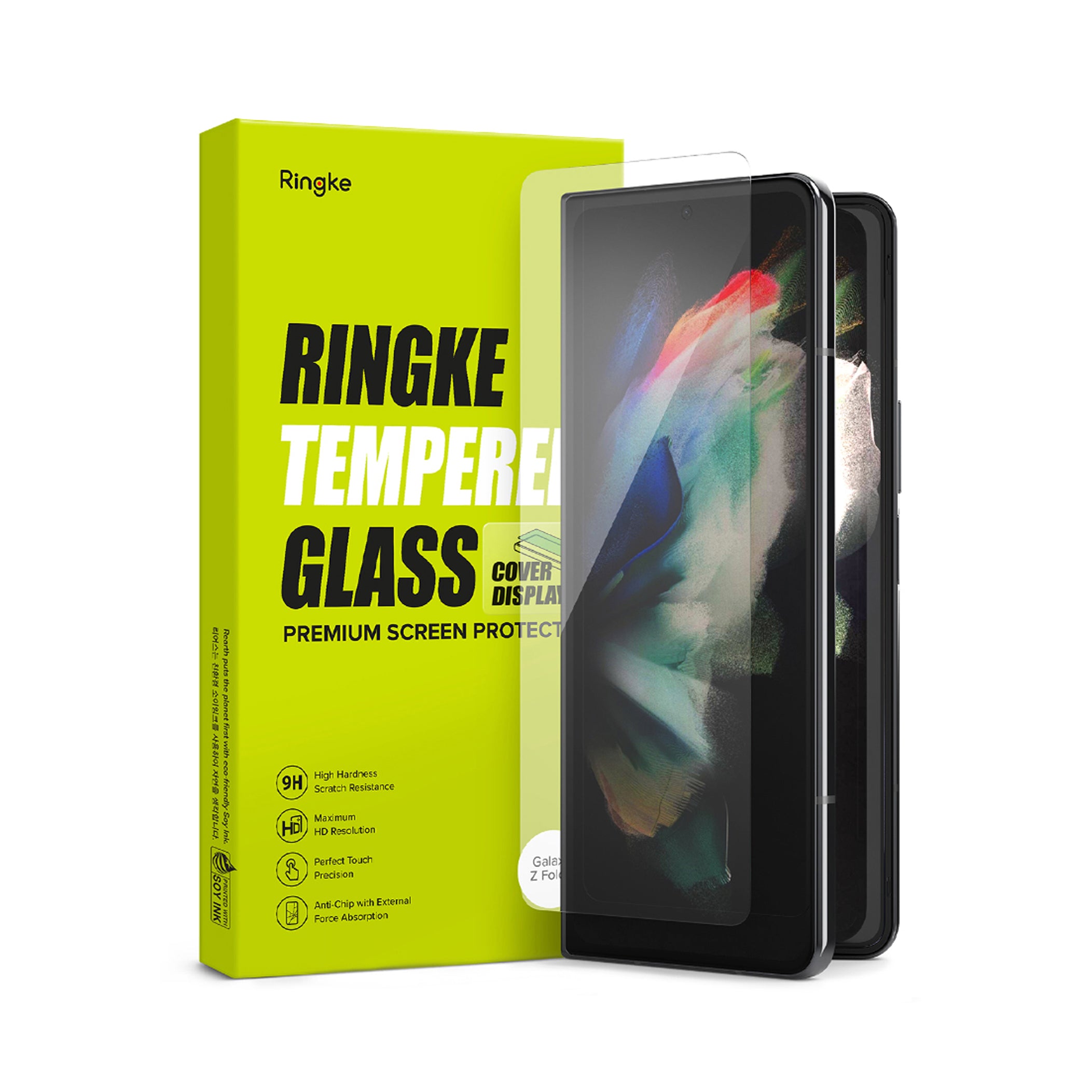 Ringke ﻿Display Tempered Glass for Samsung Galaxy Z Fold 4 ONE2WORLD CLEAR 