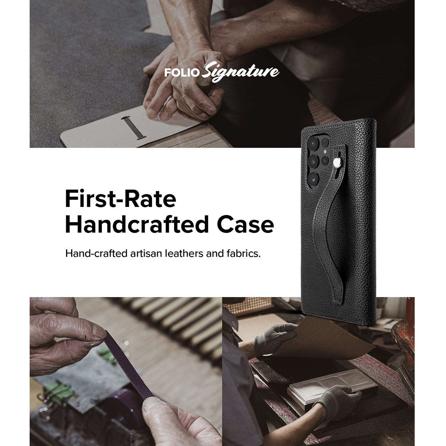 Ringke Folio Signature EZ Strap Case for Samsung Galaxy S22 Ultra Default RINGKE 