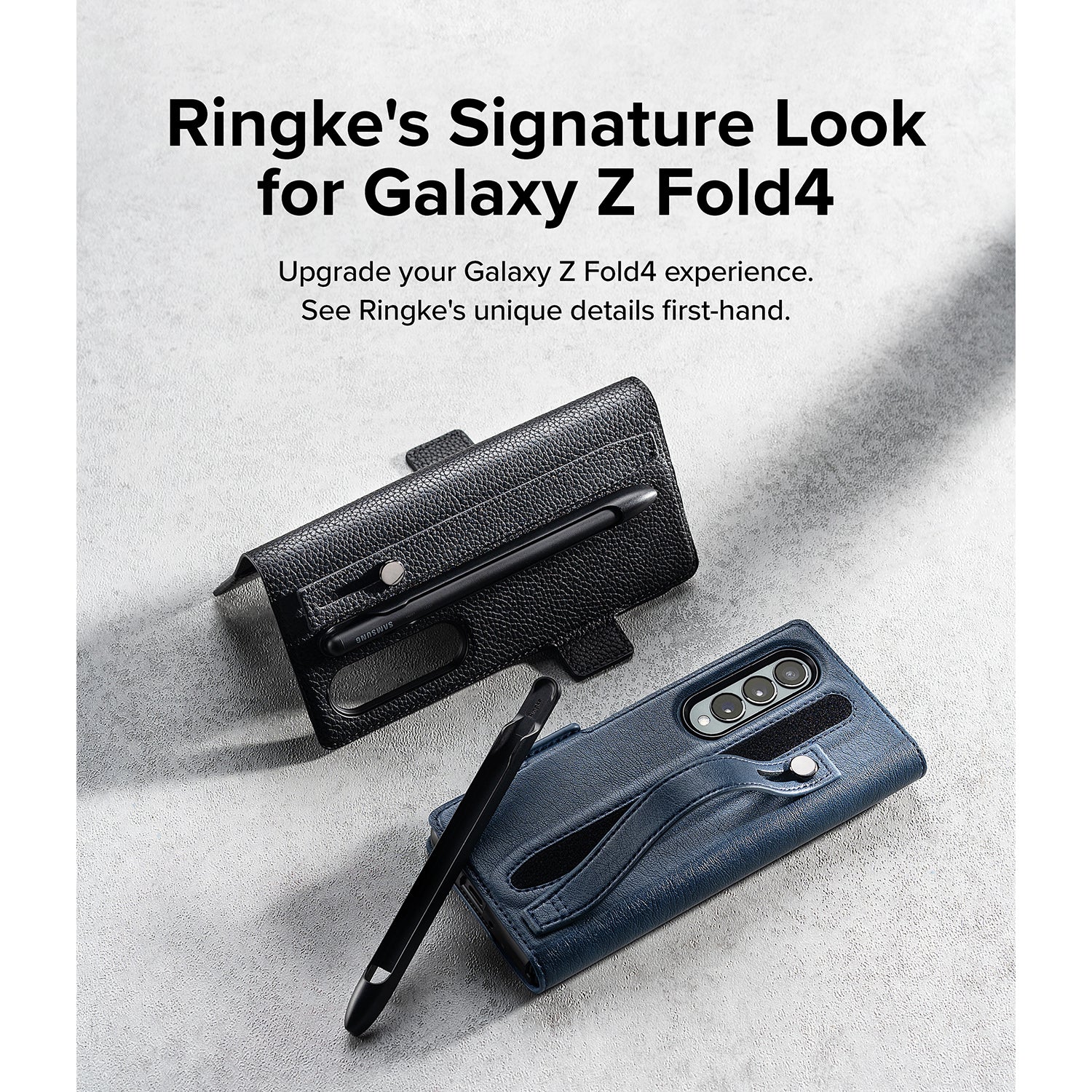 Ringke Folio Signature EZ Strap Plus Case for Samsung Galaxy Z Fold 4 Ringke 