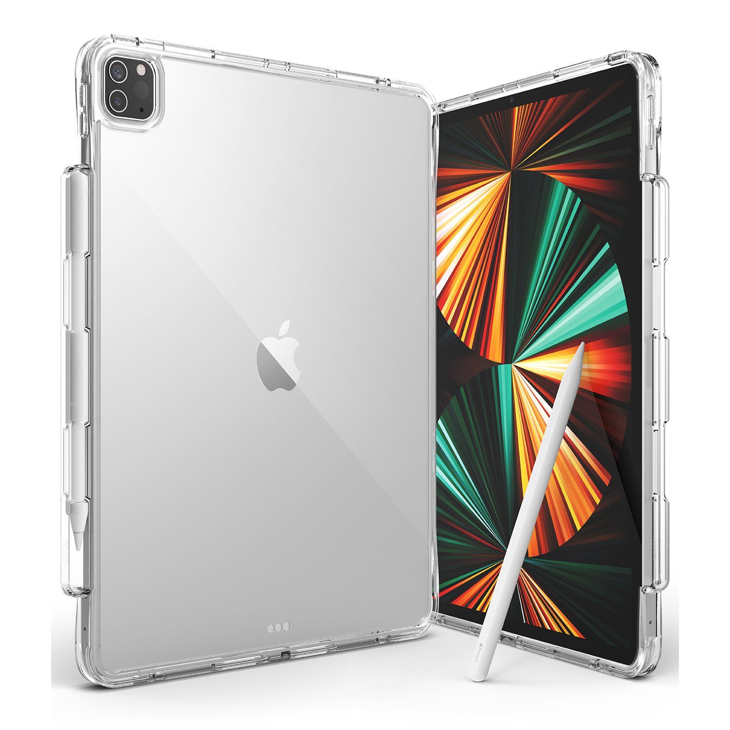 Ringke Fusion+ Case for iPad Pro 12.9" 5th Gen(2022/2021) Smoke/ Clear