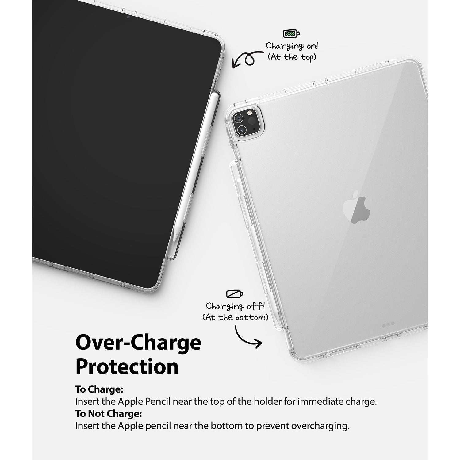 Ringke Fusion+ Case for iPad Pro 12.9" 5th Gen(2021), Smoke Default Ringke 