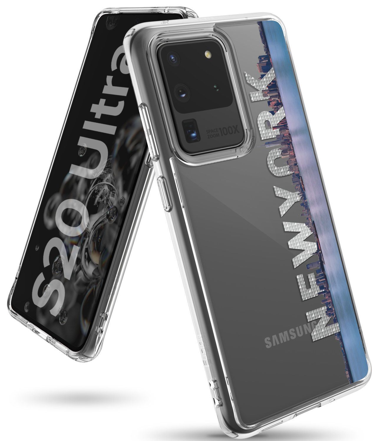 Ringke Fusion Design Case for Samsung Galaxy S20 Ultra, NEW YORK Samsung Case Ringke New York 