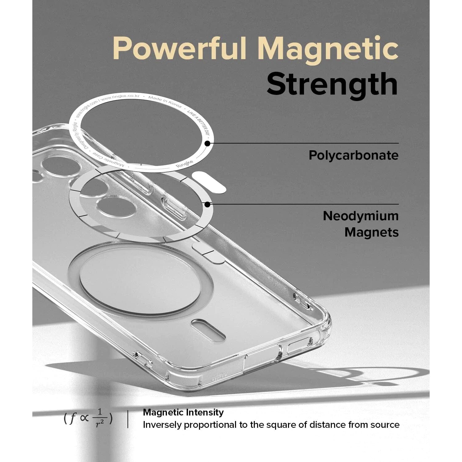 Ringke Magnetic Plate Compatible with MagSafe Adhesive Magnet
