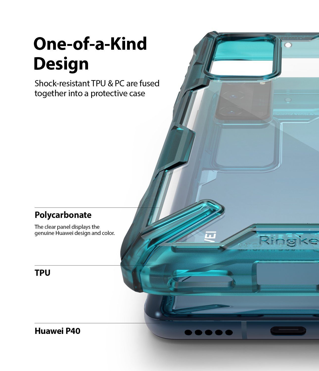 Ringke Fusion X Case for Huawei P40