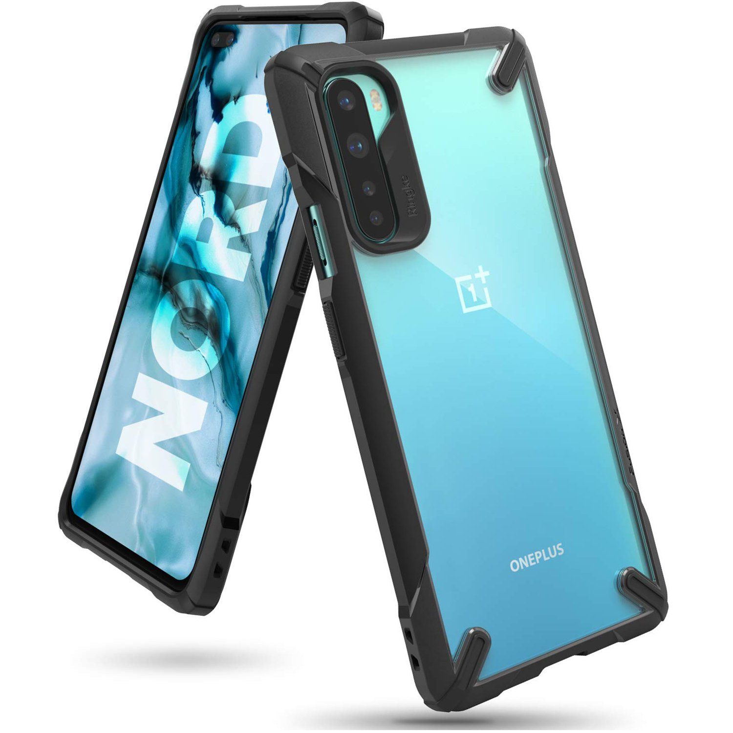 Ringke Fusion X Case for OnePlus Nord, Space Blue