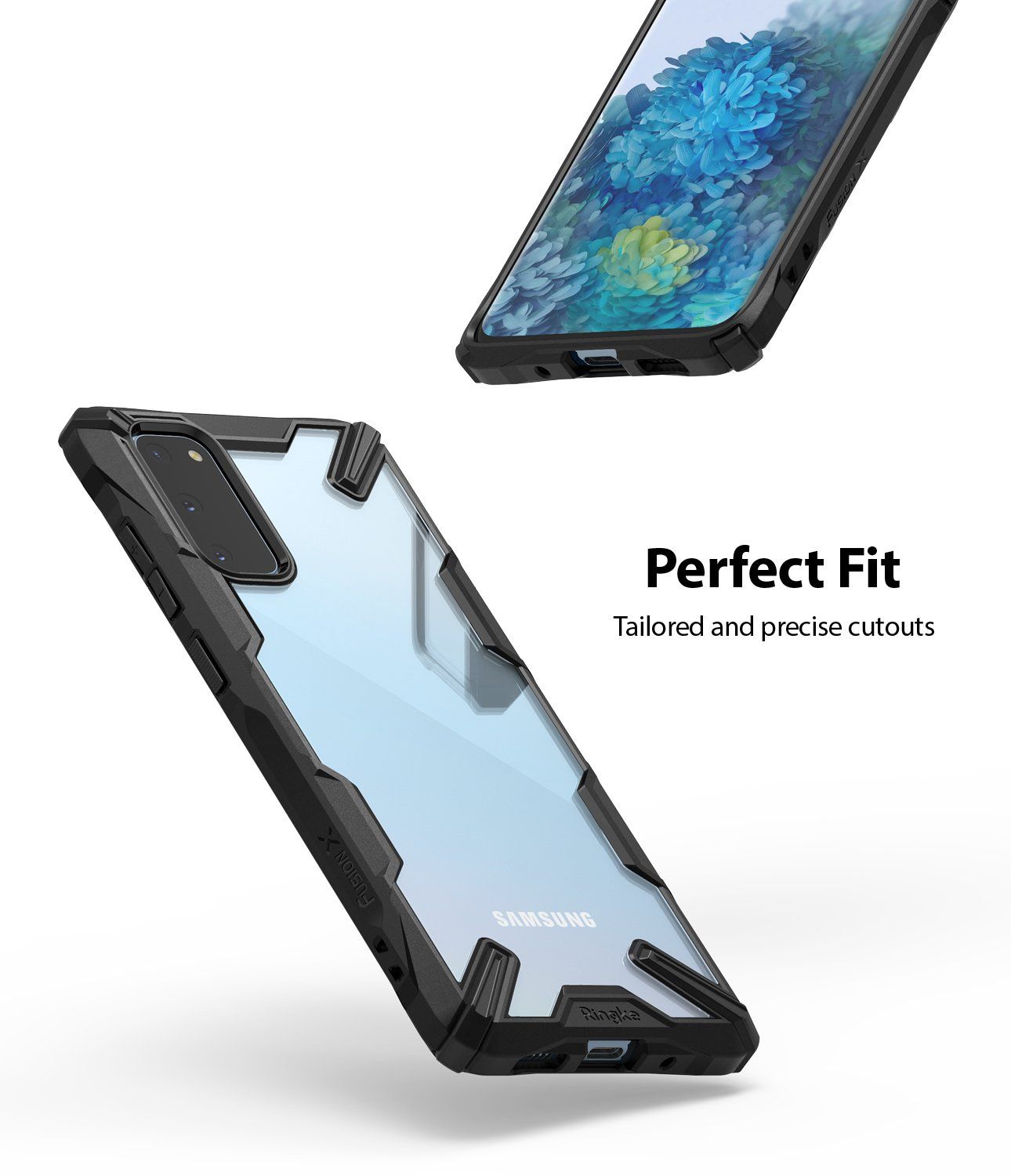 Ringke Fusion X Case for Samsung Galaxy S20, Camo Black Samsung Case Ringke 