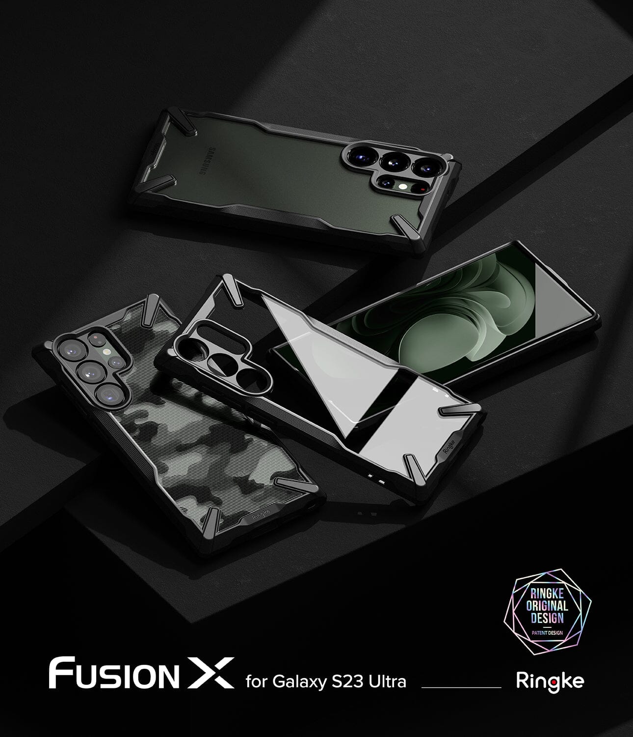 Ringke Fusion X Case for Samsung Galaxy S23/S23 Plus/S23 Ultra, Black ONE2WORLD 