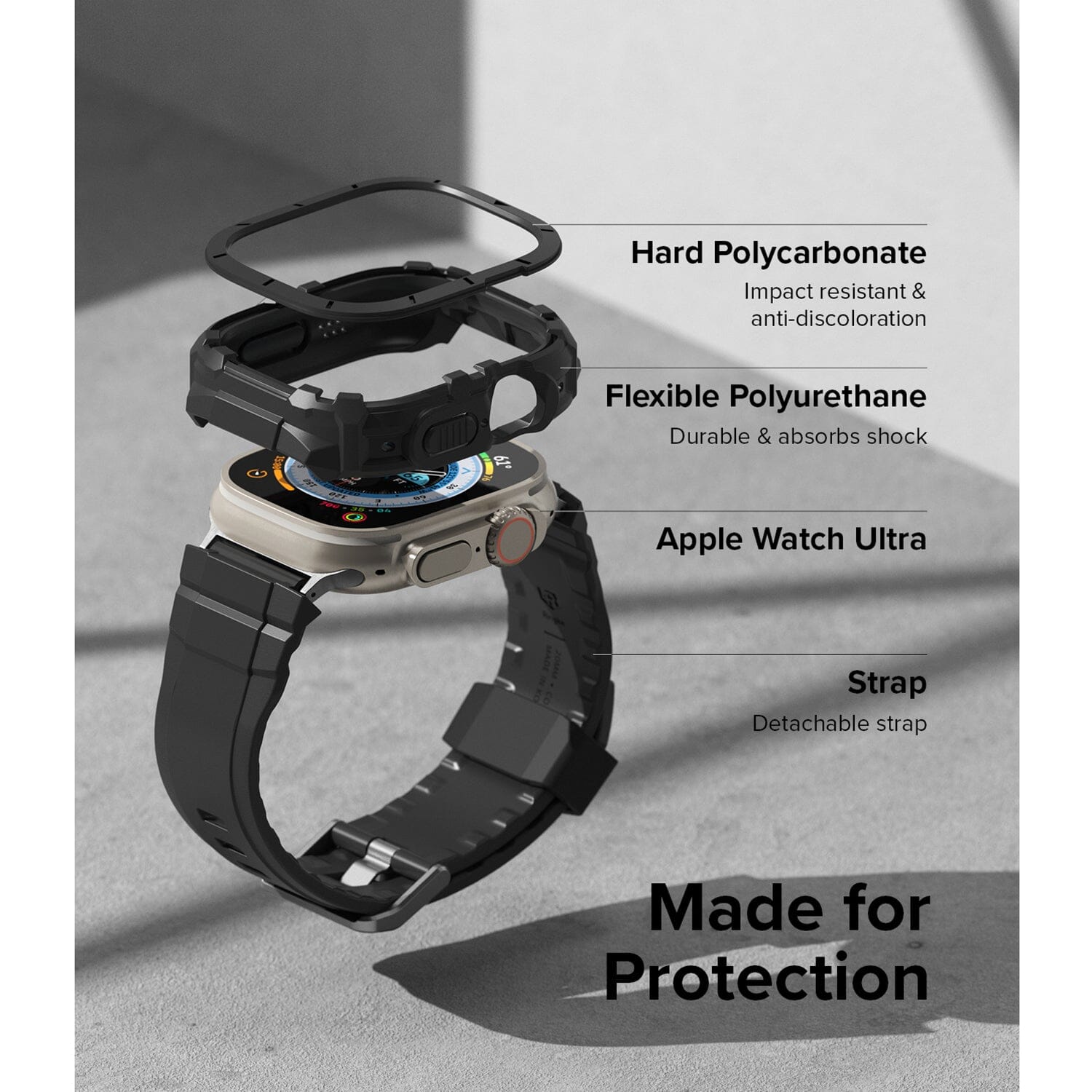 Ringke Fusion X Guard for Apple Watch Ultra 49mm ONE2WORLD 
