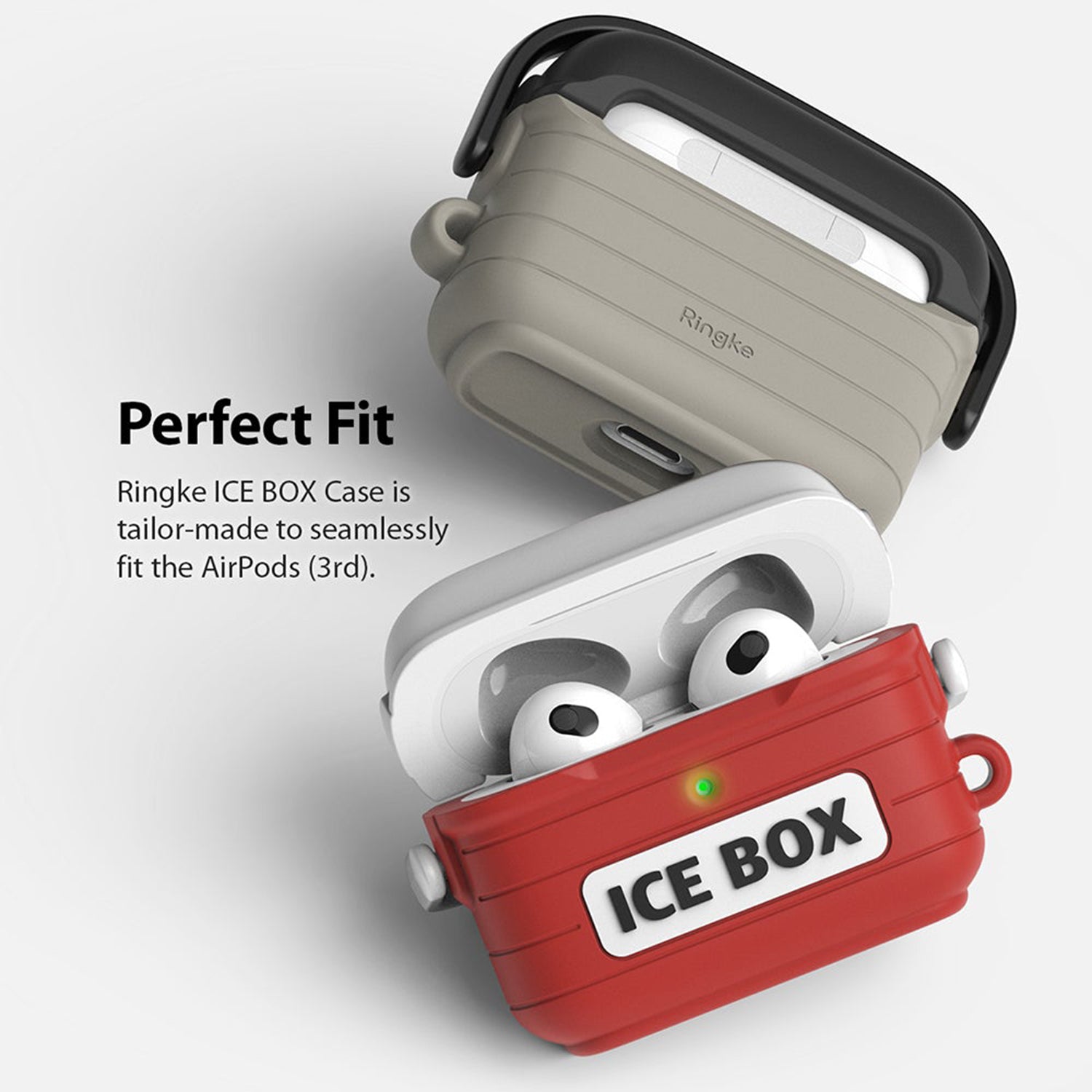 Ringke Ice Box Silicon Case for AirPods (3rd Gen) Default Ringke 