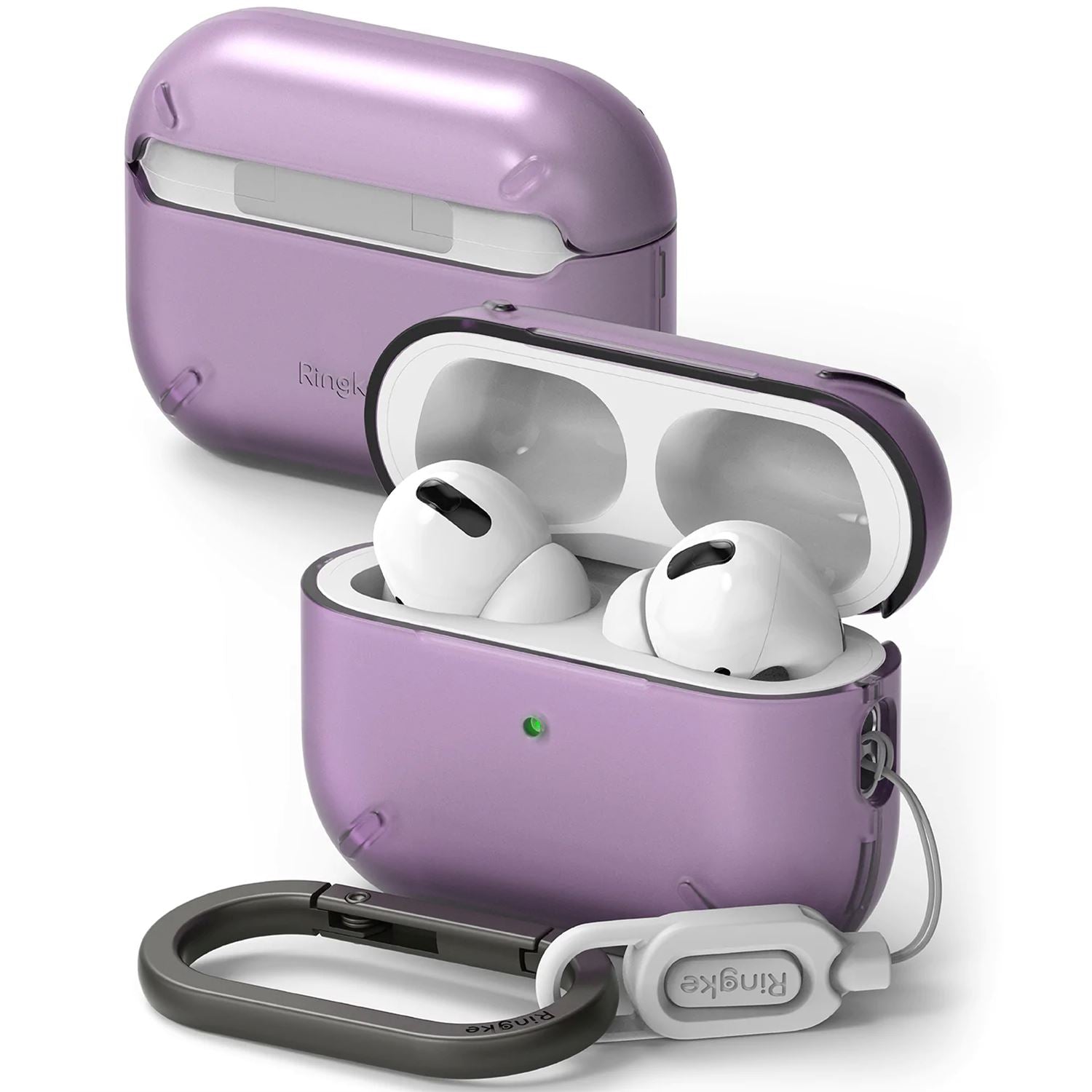 Ringke Layered Case for AirPods Pro 2 ONE2WORLD Clear Purple 