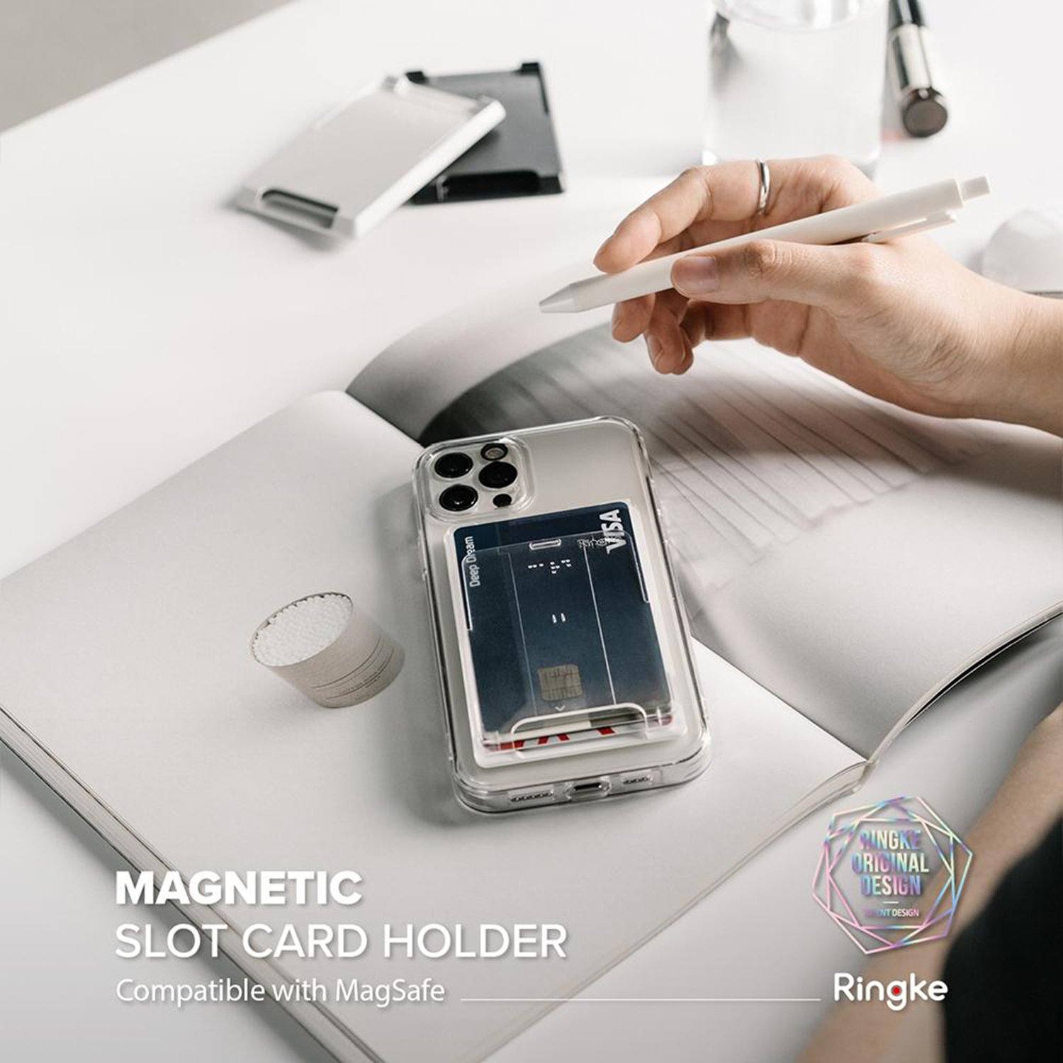 Ringke Magnetic Card Slot Holder Default Ringke 