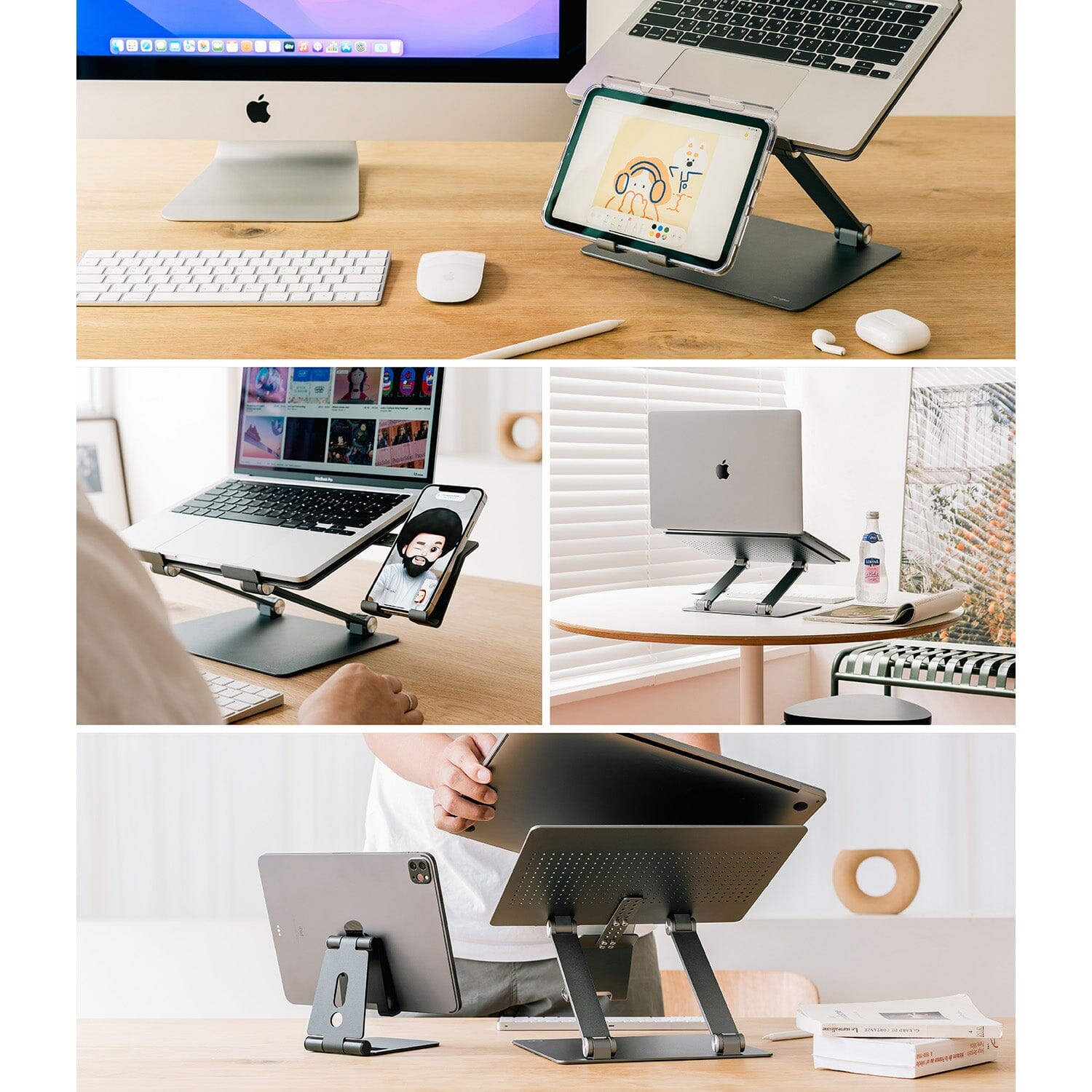 Ringke Outstanding Laptop Stand with Smart Phone Holder Laptop Stand Ringke 