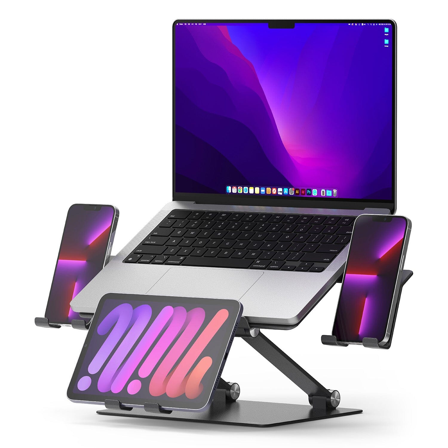 Ringke Outstanding Laptop Stand with Smart Phone Holder Laptop Stand Ringke 