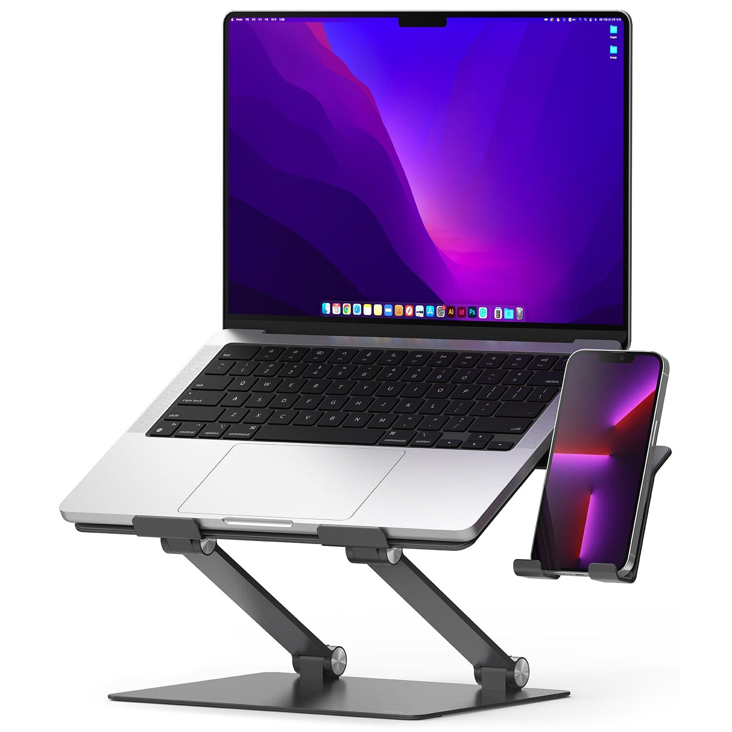 Ringke Outstanding Laptop Stand with Smart Phone Holder Laptop Stand Ringke 