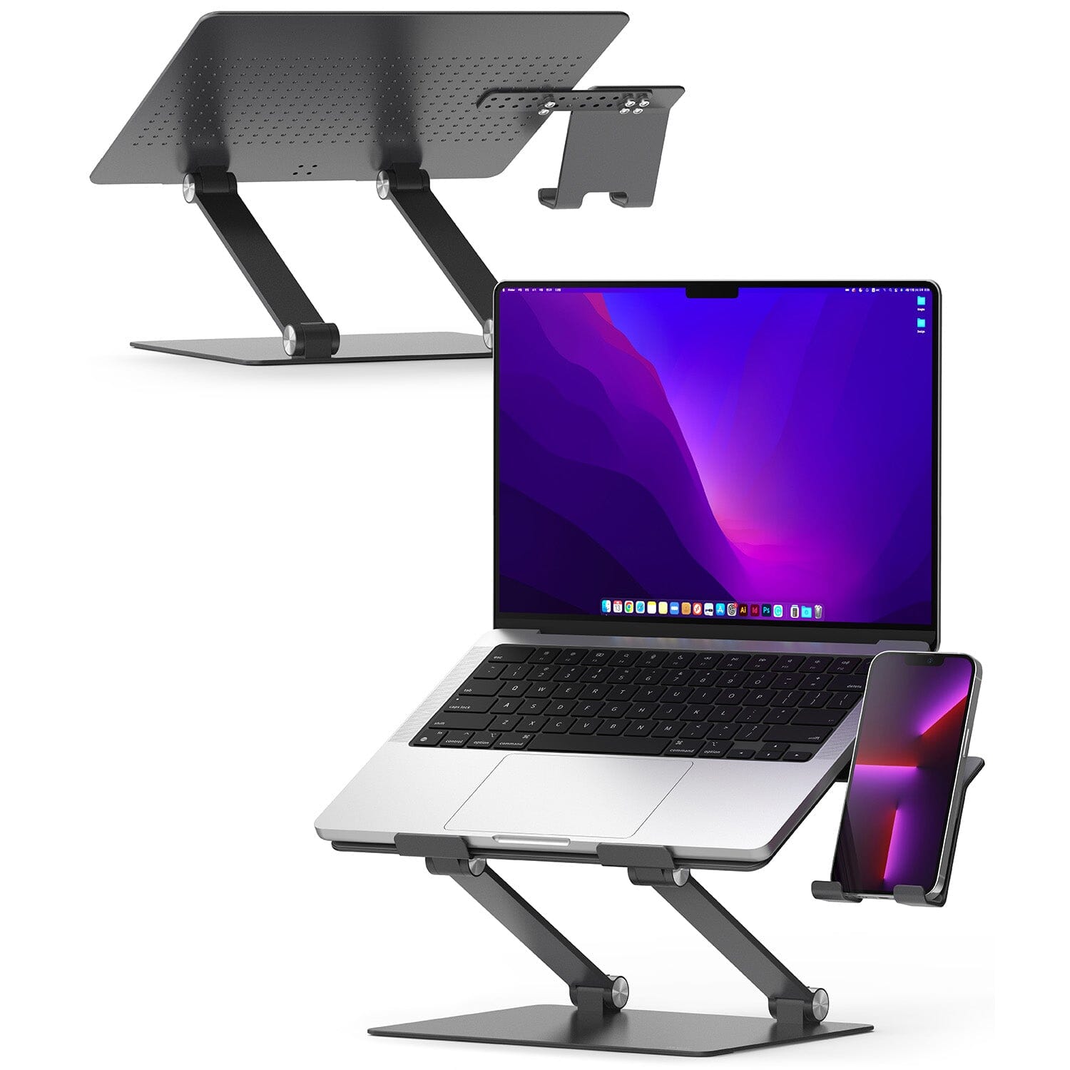 Ringke Outstanding Laptop Stand with Smart Phone Holder Laptop Stand Ringke 