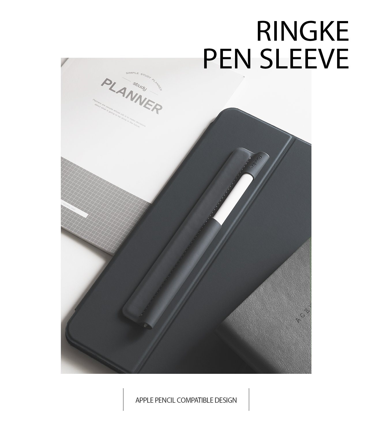 Ringke Pen Sleeve Holder, Gray Pen Holder Ringke 