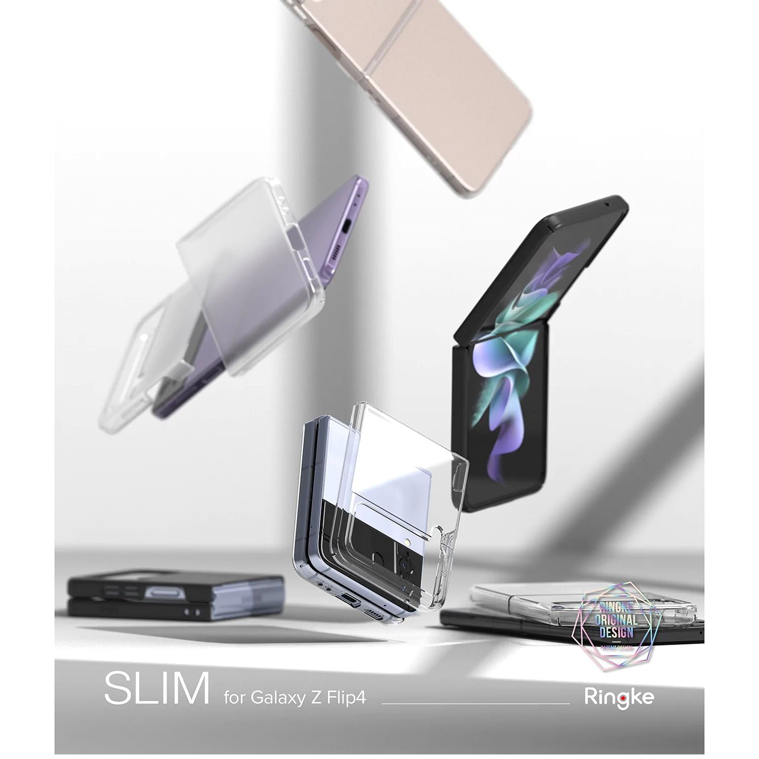 Ringke Slim Hinge Case for Samsung Galaxy Z Flip 4 ONE2WORLD 