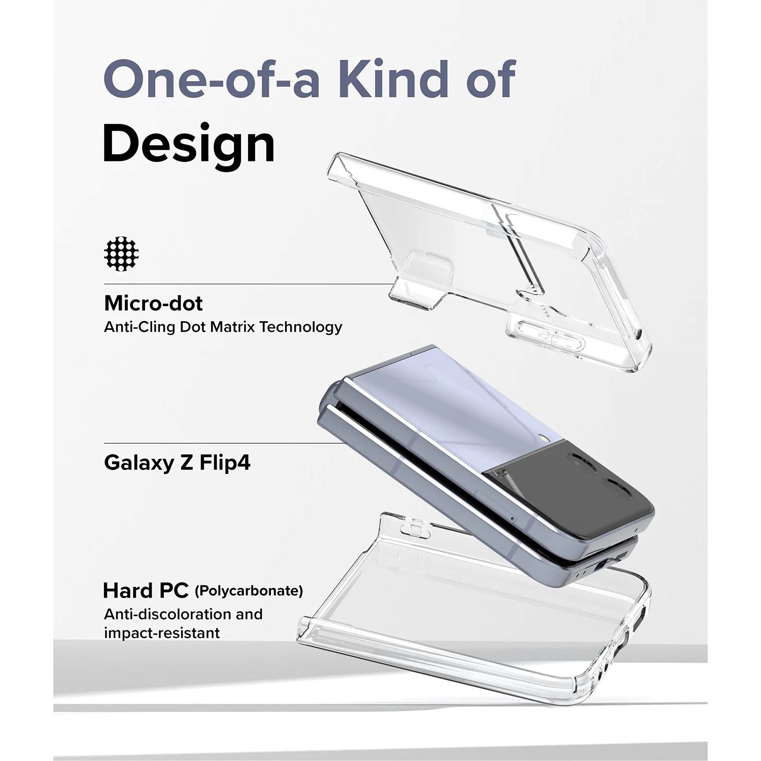 Ringke Slim Hinge Case for Samsung Galaxy Z Flip 4 ONE2WORLD 