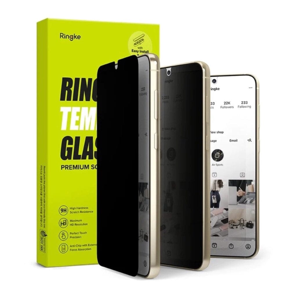 Ringke Tempered Glass With Installation Kit for Samsung Galaxy S23/S23 Plus RINGKE S23 Plus Privacy 