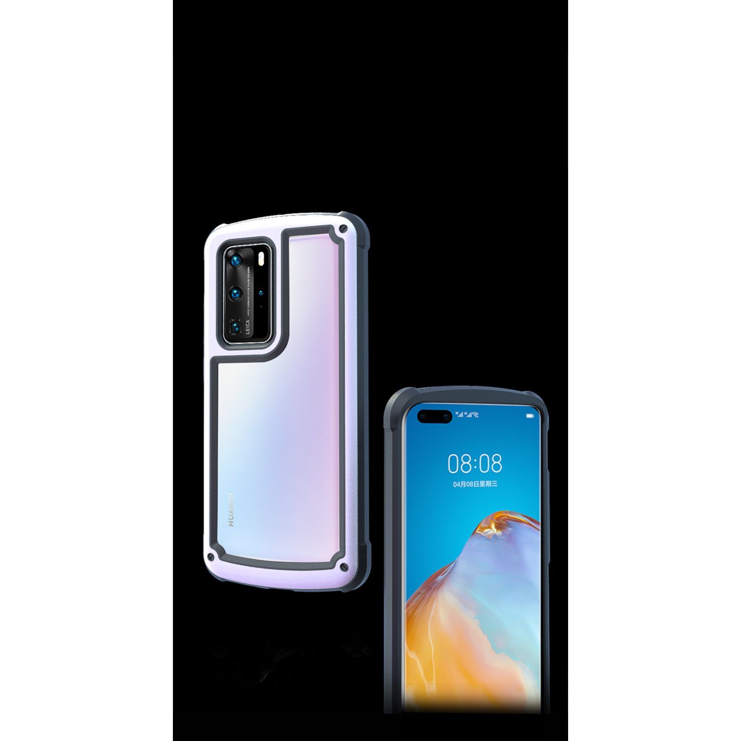 ROOT CO. Gravity Shock Resist Case for Huawei P40 Pro, Matte White Default ROOT CO. 