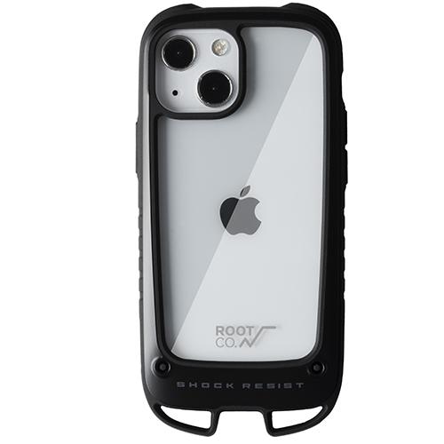 ROOT CO. Gravity Shock Resist Case + Hold for iPhone 13 6.1"(2021) Default ROOT CO. Clear/Black 