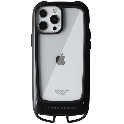 ROOT CO. Gravity Shock Resist Case + Hold for iPhone 13 Pro 6.1"(2021) Default ROOT CO. Clear/Black 