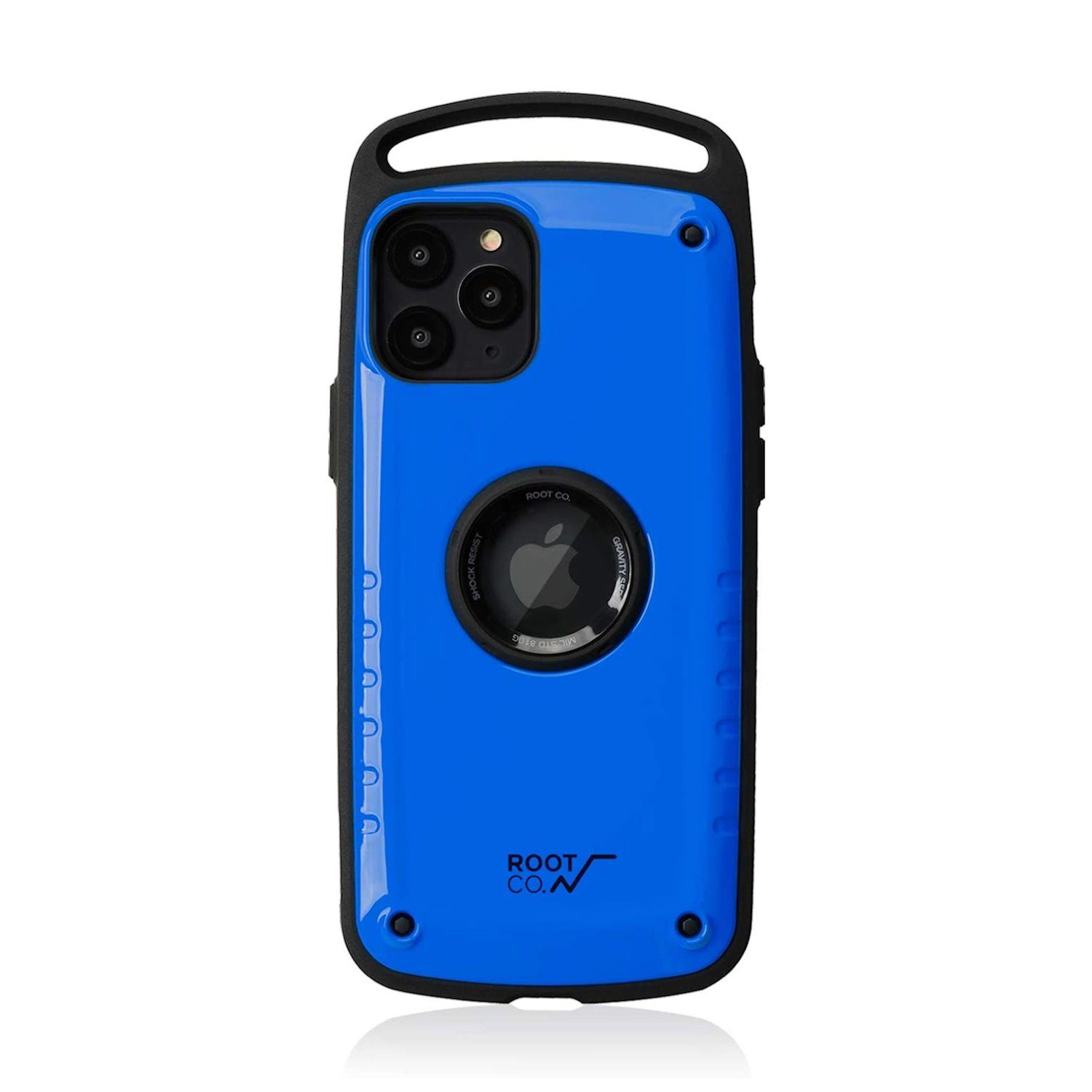 ROOT CO. Gravity Shock Resist Case Pro for iPhone 11 Pro Max 6.5", Gloss Blue iPhone Case ROOT CO. Gloss Blue 