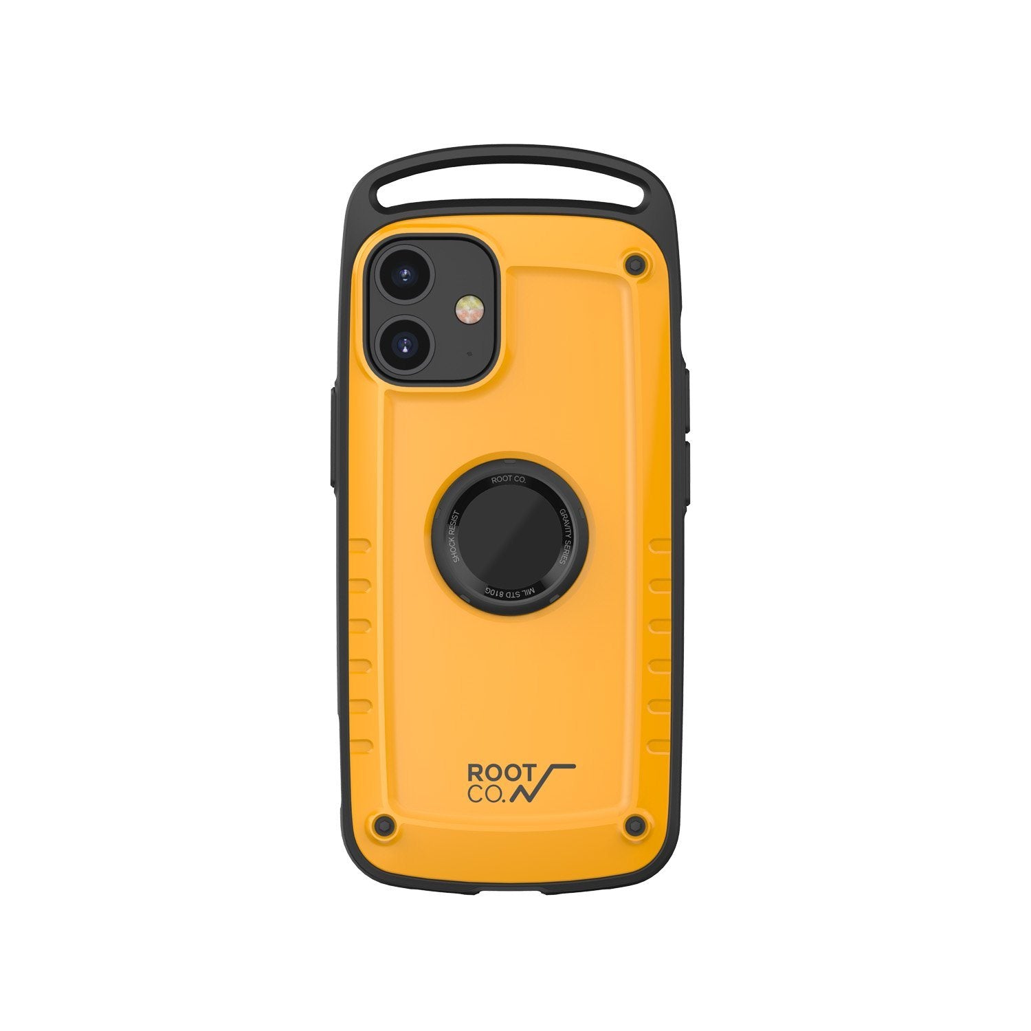 ROOT CO. Gravity Shock Resist Case Pro for iPhone 12 mini 5.4"(2020), Gloss Yellow Default ROOT CO. 